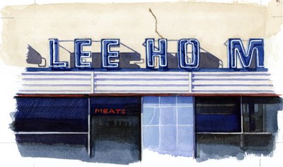 Jerrys Lee Ho Market door Lucy Masterman